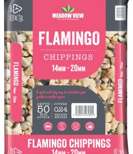 Flamingo Chippings Bag